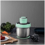 Morphy Richards Electric Chopper with 3 bowls + Accessories Spearmint Green MRCH35SG