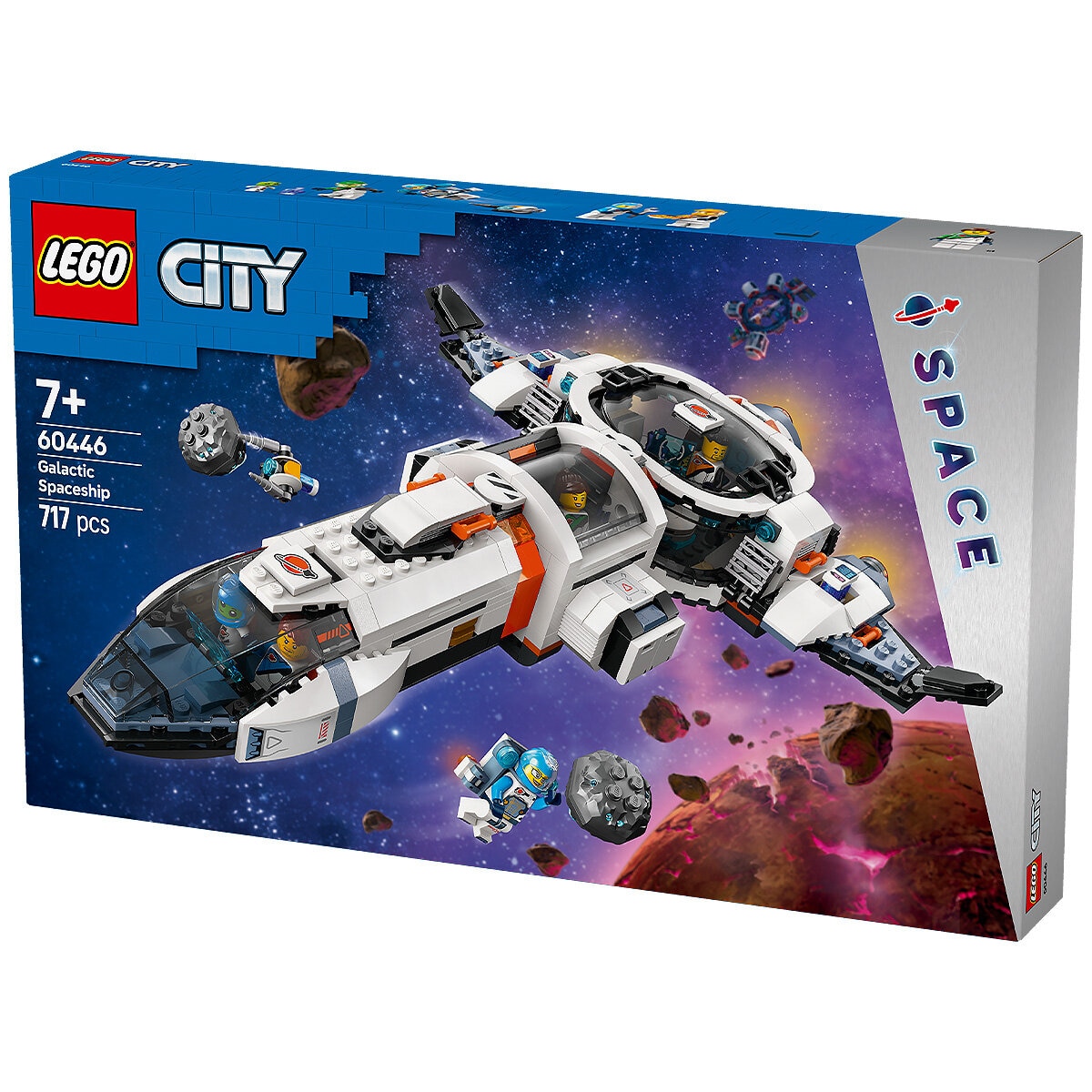 LEGO City Modular Galactic Spaceship, Outer Space Toy for Kids 60446