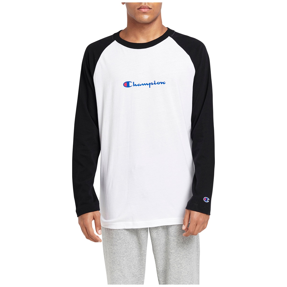 Champion Men's Long Sleeve Tee Black | Costco Australia