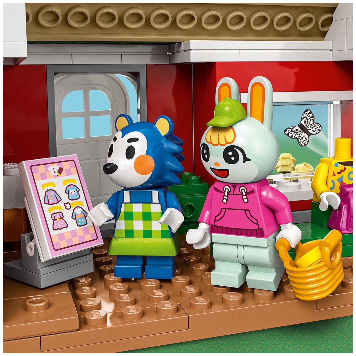 LEGO Animal Crossing Able Sisters Clothing Shop Role-Play Building Kit 77055