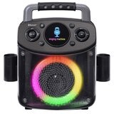 Singing Machine Mini Sparkle Bluetooth Karaoke Speaker SML294BK