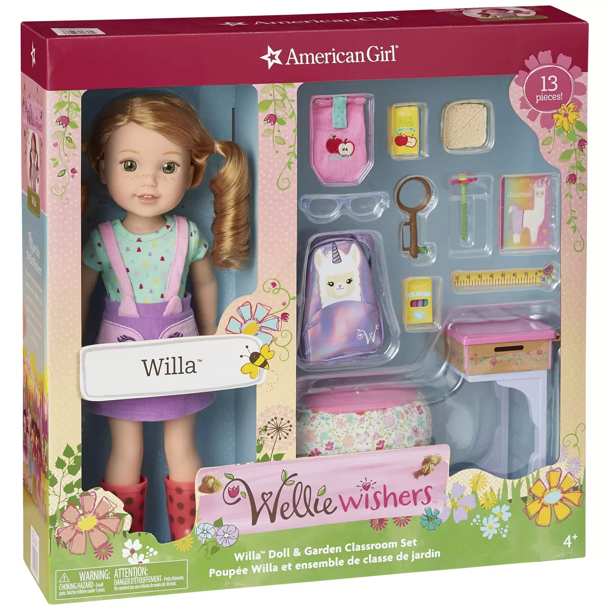 American Girl WellieWishers Doll & Garden Classroom Set Wilma