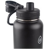 ThermoFlask Stainless Steel Bottle 1.18L 2 Pack Black Rose Purple