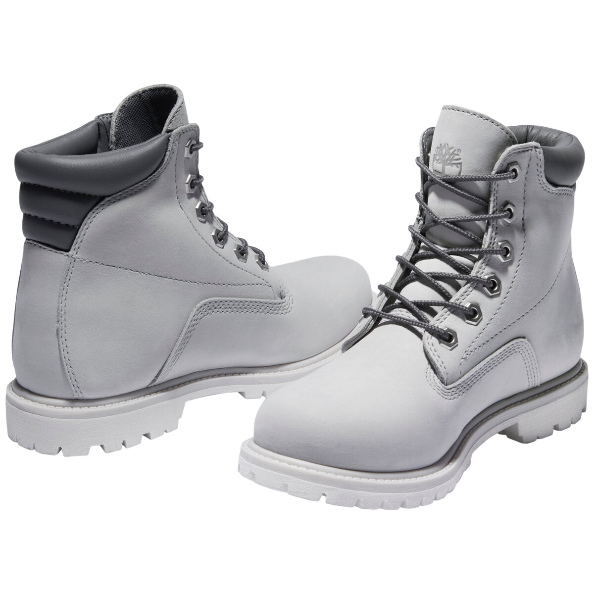 Grey and white hot sale timberland boots