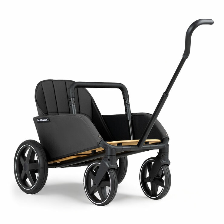 The Jiffle Wagon 6 in 1 Stroller Black The Jiffle Wagon 6 in 1 Stroller Black