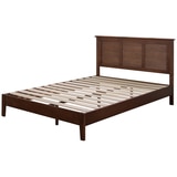 Wooden Antique Panel Bed Frame Queen (Zinus)