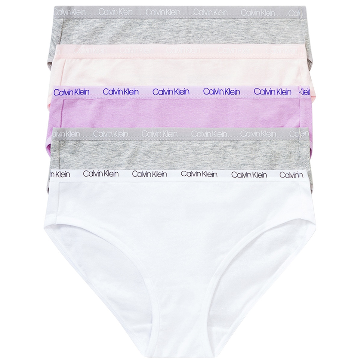 Calvin Klein Kids' Underwear Grey, White & Pink