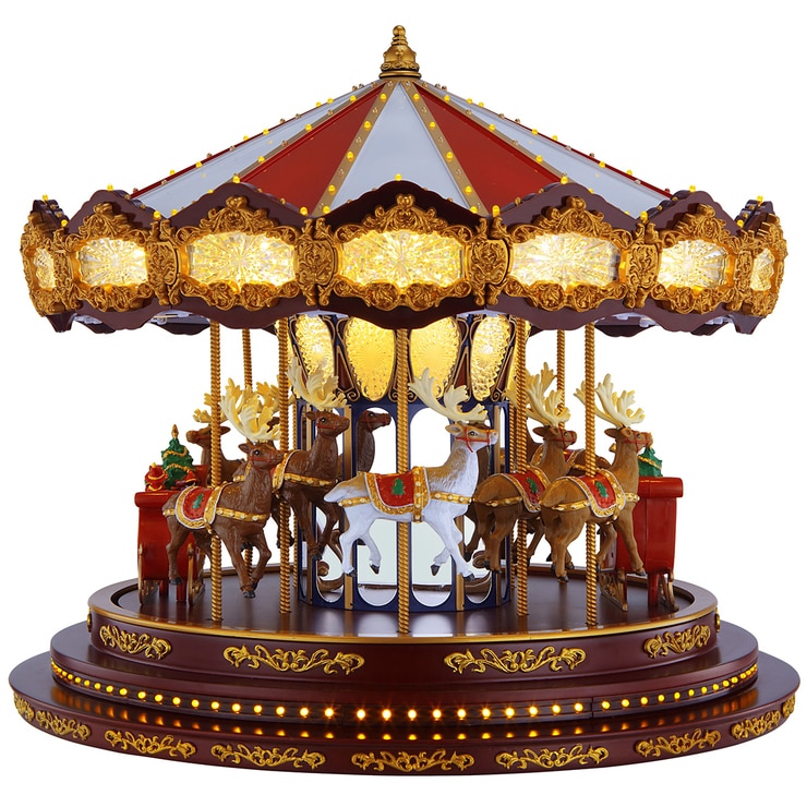 Christmas Carousel with Carol Music & 240 LED Lights | Costco Australia