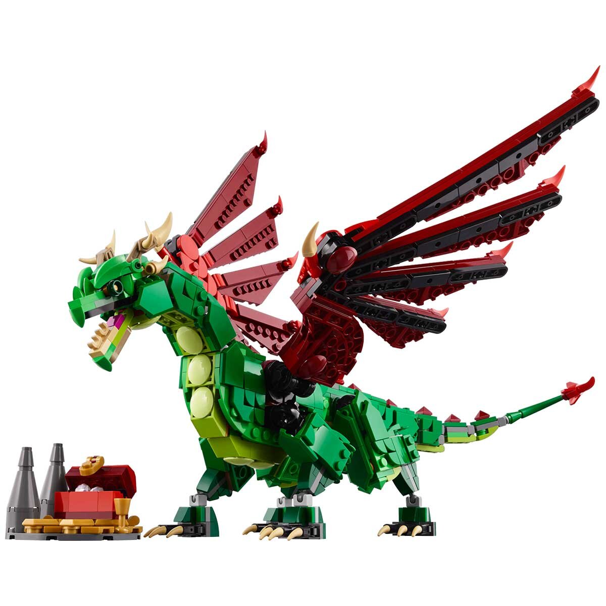 LEGO Creator 3 In 1 Medieval Dragon Creature Toy Playset 31161