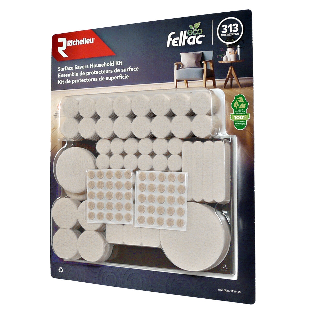 Richelieu Felt Value Pack 313 Pieces