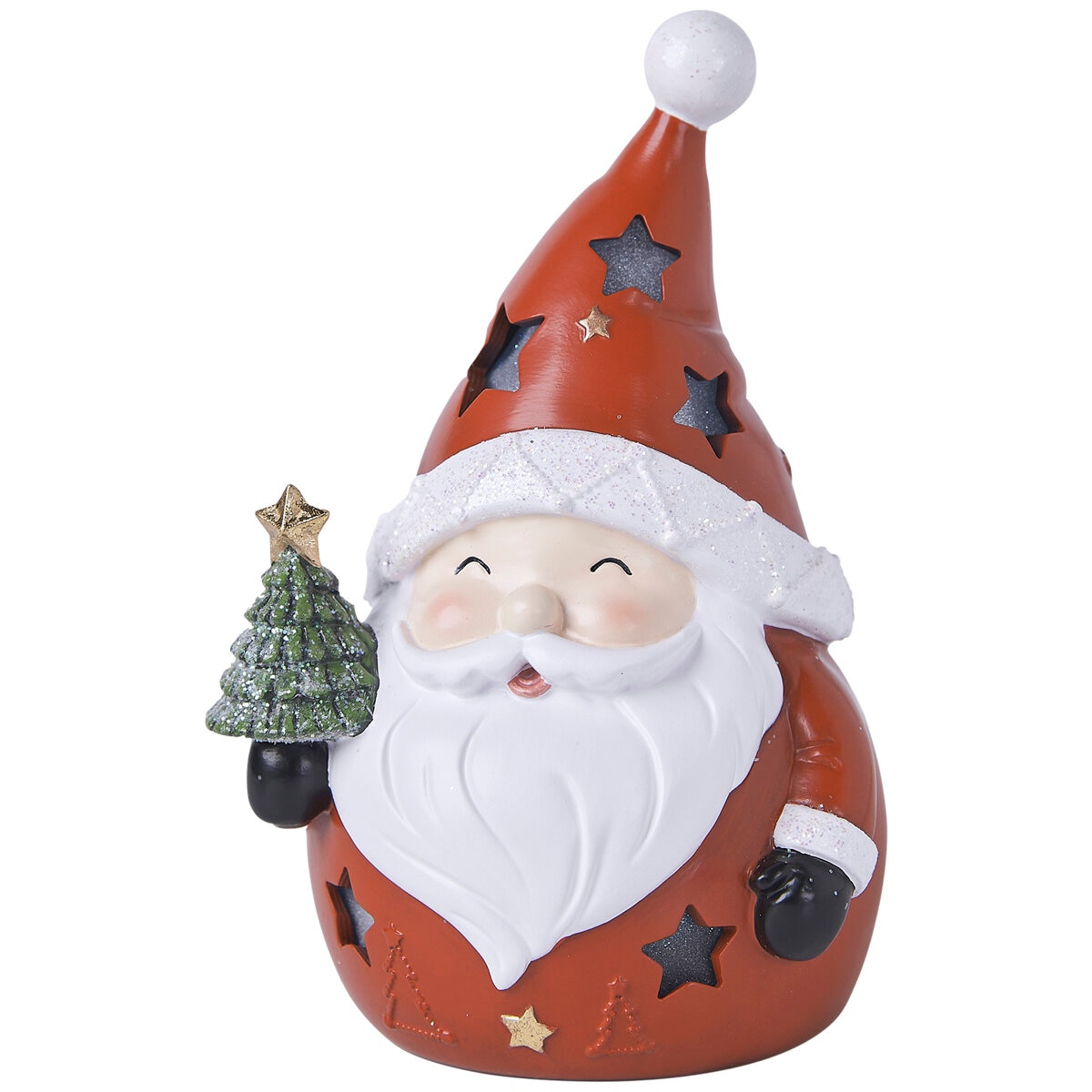 Holiday Figurine with LED lights Set of 4