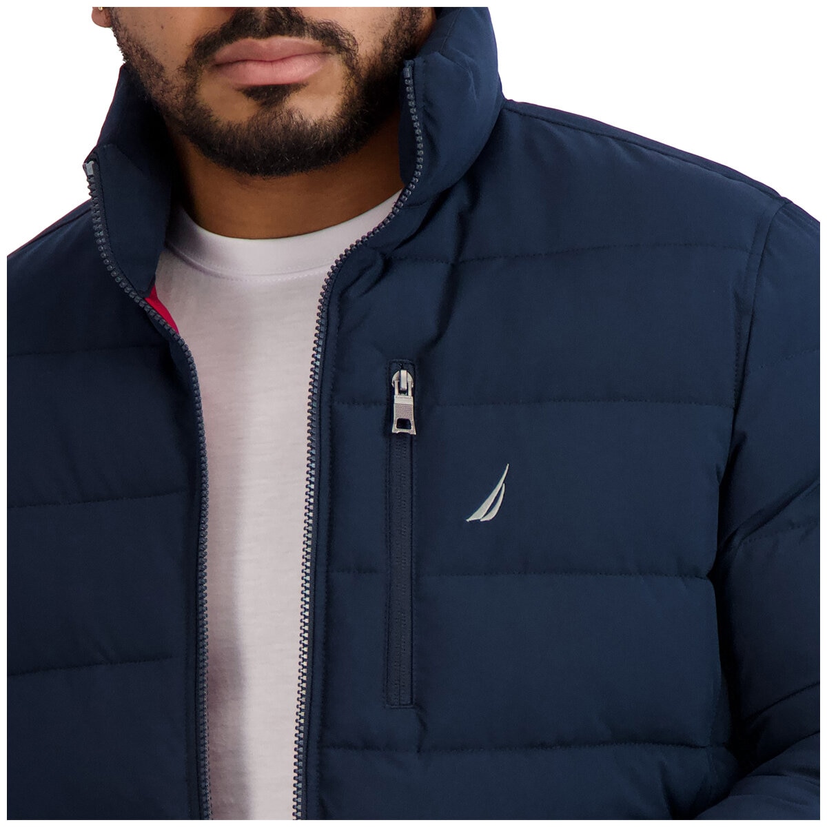 Nautica Mechanical Stretch Puffer Jacket