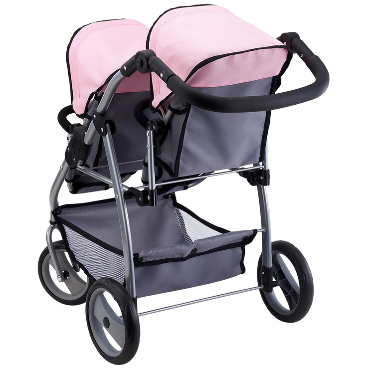 Bayer Twin Tandem Doll Pram Grey | Costco Australia