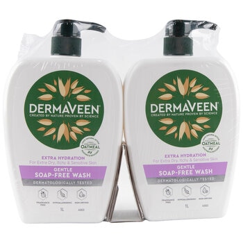 DermaVeen Extra Gentle Soap Free Wash 2x1L