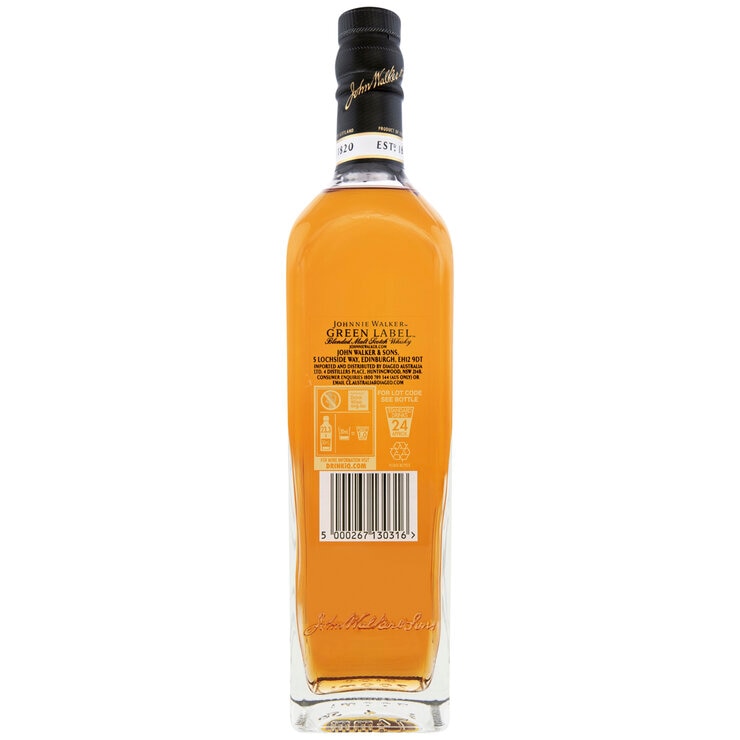 Johnnie Walker Green Label Blended Scotch Whisky 700ml Johnnie Walker Green Label Blended Scotch Whisky 700ml