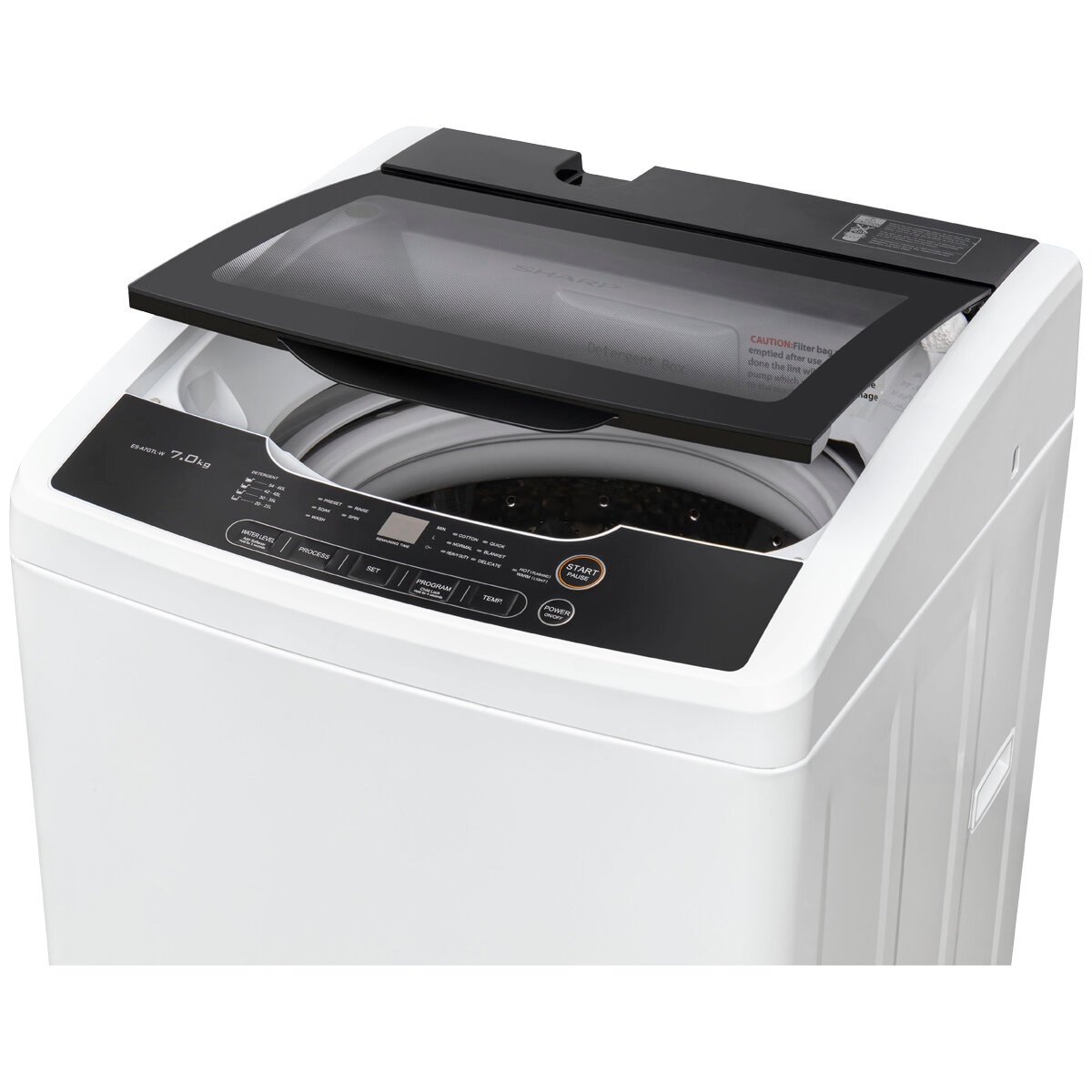 sharp top load washing machine 7kg