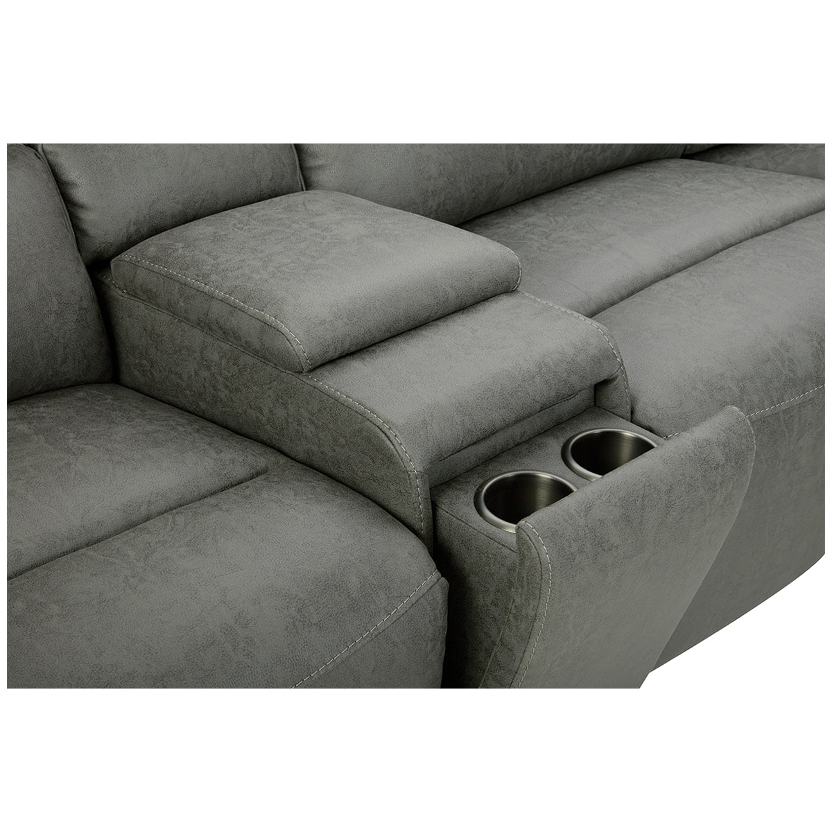 Gilman Creek Fabric Power Reclining Sectional with Power Headrests