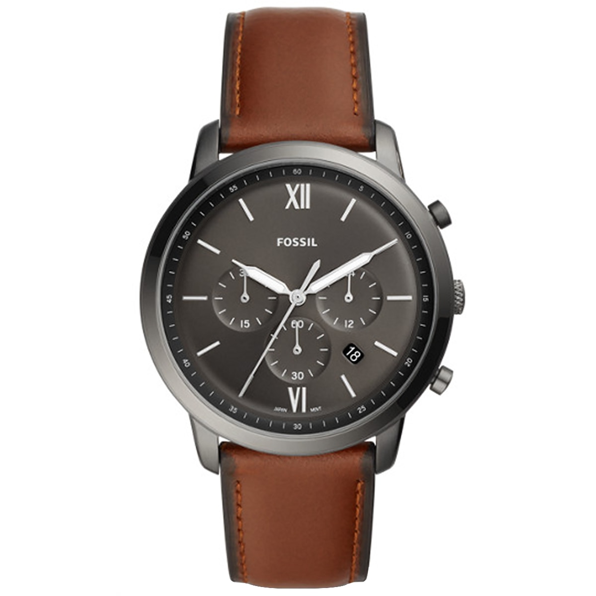 Fossil Neutra Brown Chronograph Men's Watch FS5512 | Cost...
