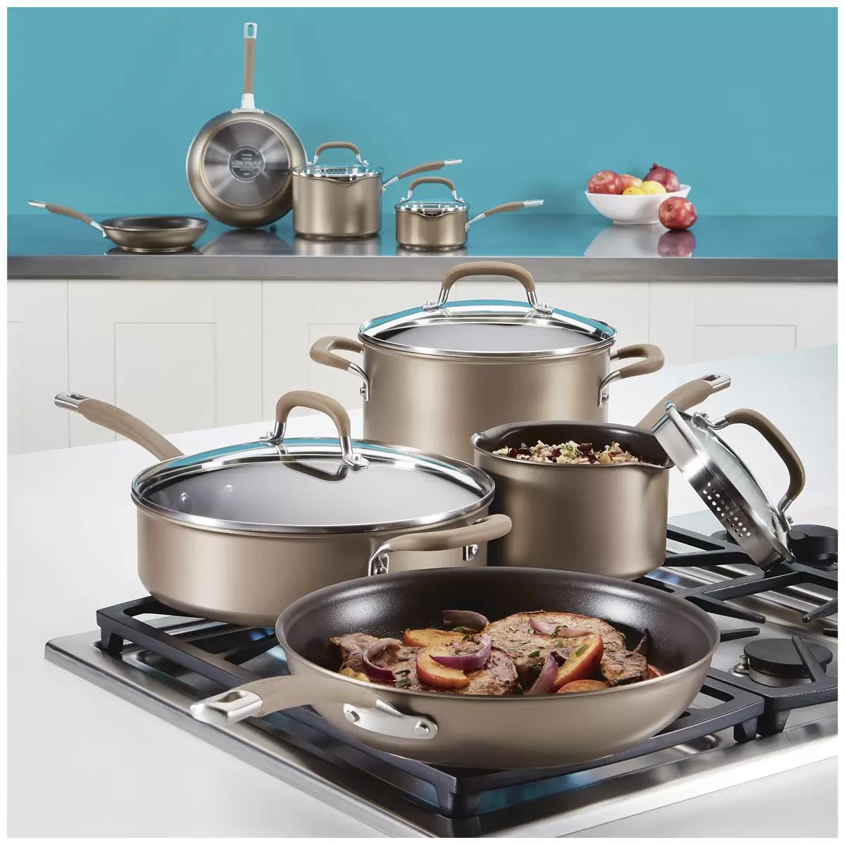 Circulon Professional Hard Anodised Cookware 13 Piece Set 