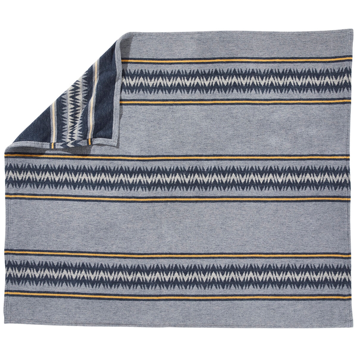 Pendleton Cotton Throw 2 piece set Navy