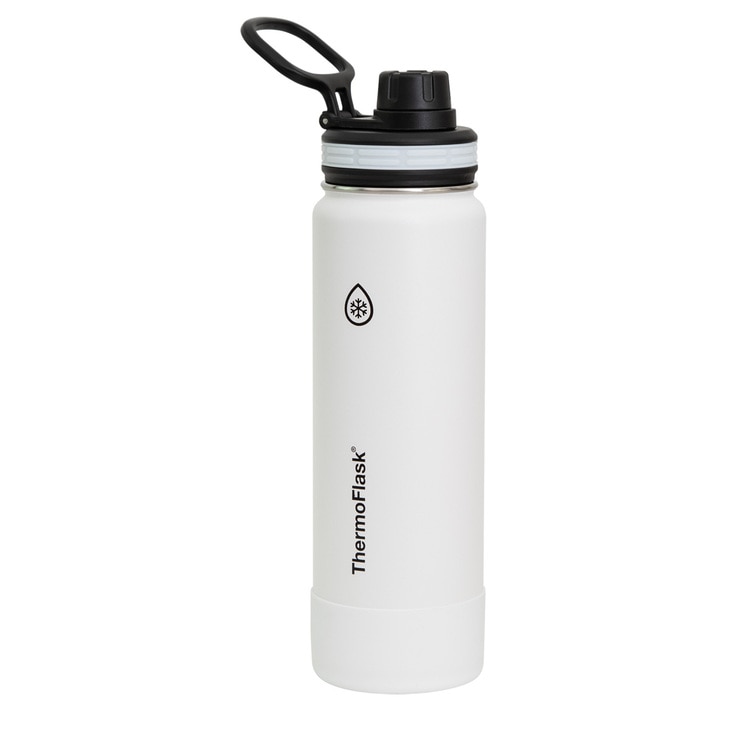ThermoFlask Stainless Steel Insulated Water Bottle with Spout Lid 710ml ...