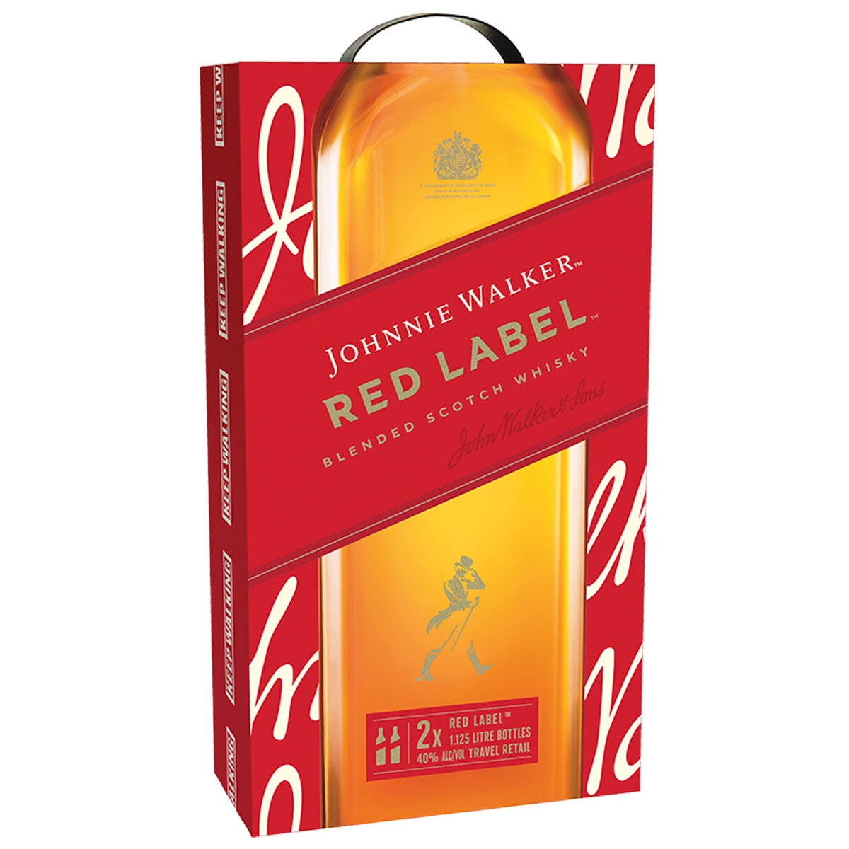 Johnnie Walker Red Label Blended Scotch Whisky Twin Pack 2 x 1.125L