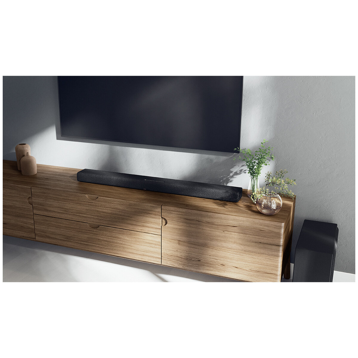 Yamaha TRUE X BAR 50A Sound Bar with Subwoofer Carbon Grey SRX50A