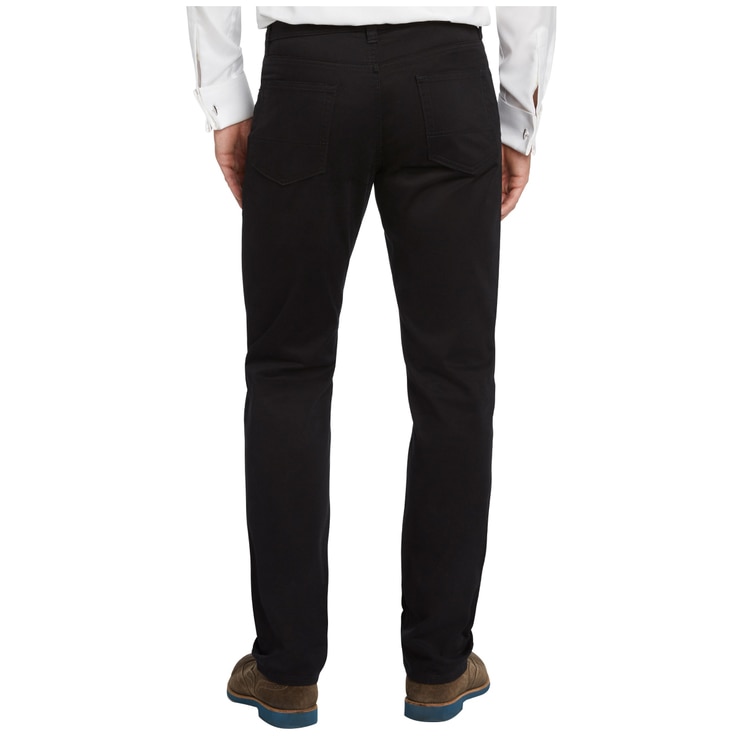 Kirkland Signature Men's 5 Pocket Brushed Cotton Twill Pants Black ...