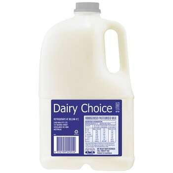 Dairy Choice Whole Milk 3L