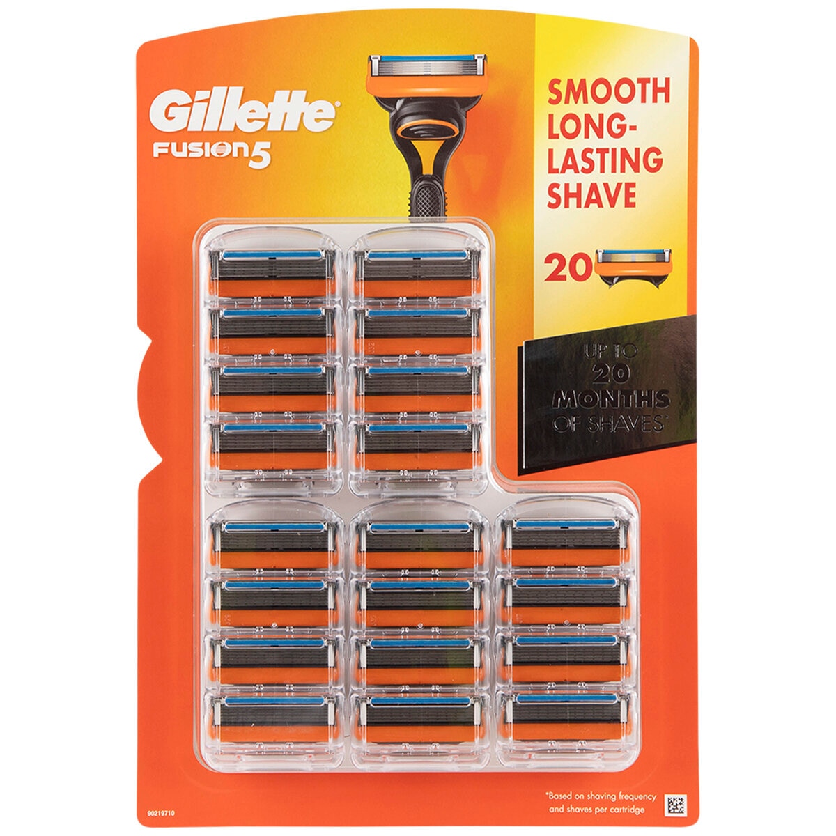 Gillette Fusion Replacement Cartridges 20 Count