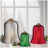 LED Glass Bell Set 3 Piece