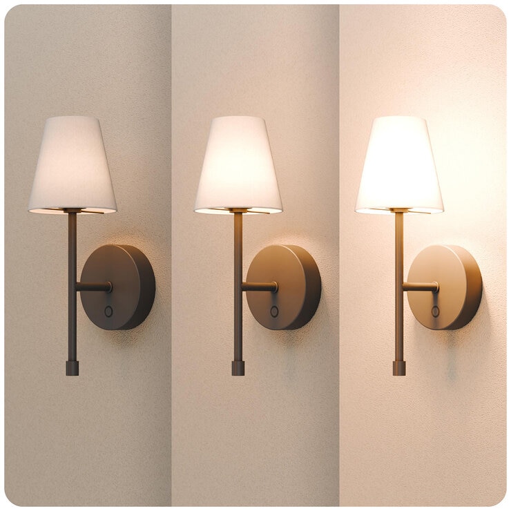 Globe LED Wall Sconce Wireless 2 Pack Globe LED Wall Sconce Wireless 2 Pack