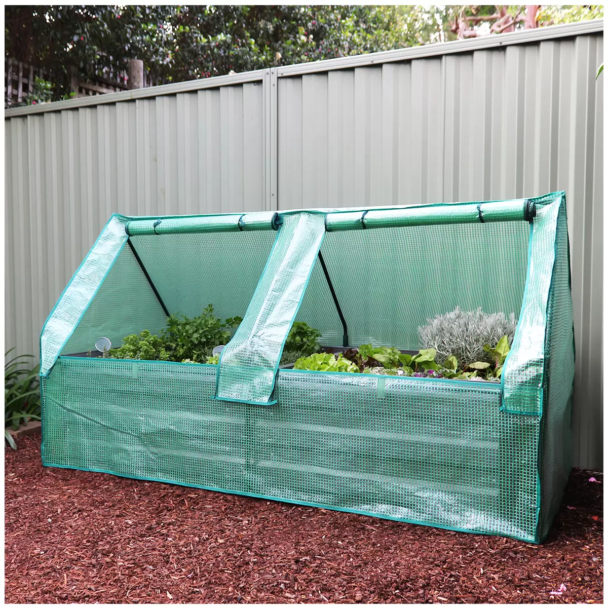 Greenlife Large Garden Bed & Greenhouse Cover 180 x 90 x 45cm 