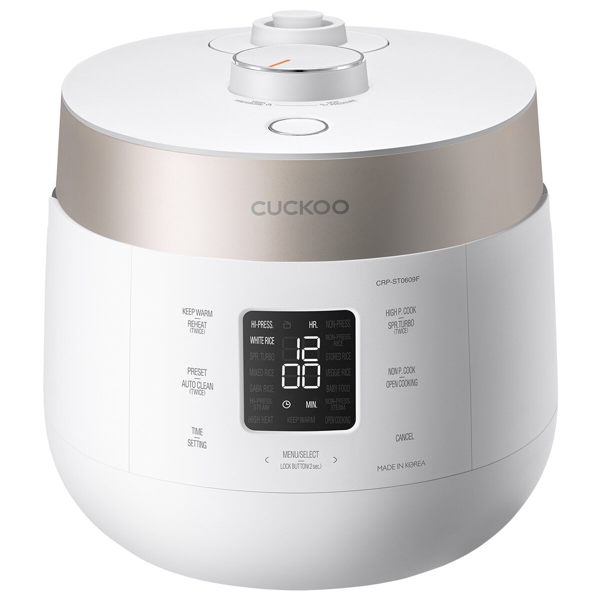 Cuckoo 6 Cup HP Twin Pressure Rice Cooker CRP-ST0609F Cuckoo 6 Cup HP Twin Pressure Rice Cooker CRP-ST0609F