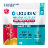 Liquid I.V. Hydration Multiplier Sugar Free Raspberry Melon Electrolyte Drink Mix 30 Sachets Liquid I.V. Hydration Multiplier Sugar Free Raspberry Melon Electrolyte Drink Mix 30 Sachets