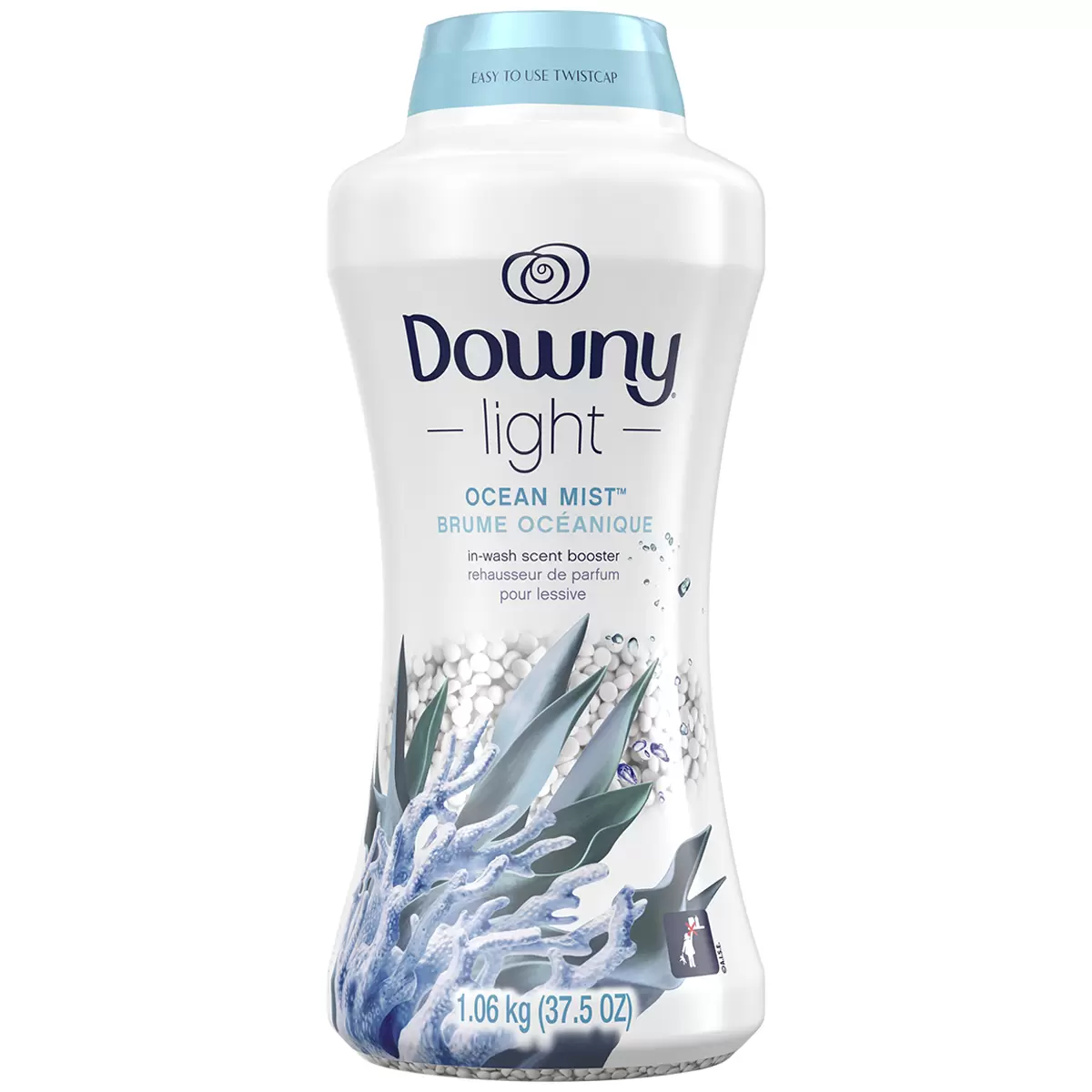 Downy Light Ocean Mist Scent Booster 2 x 1.06kg