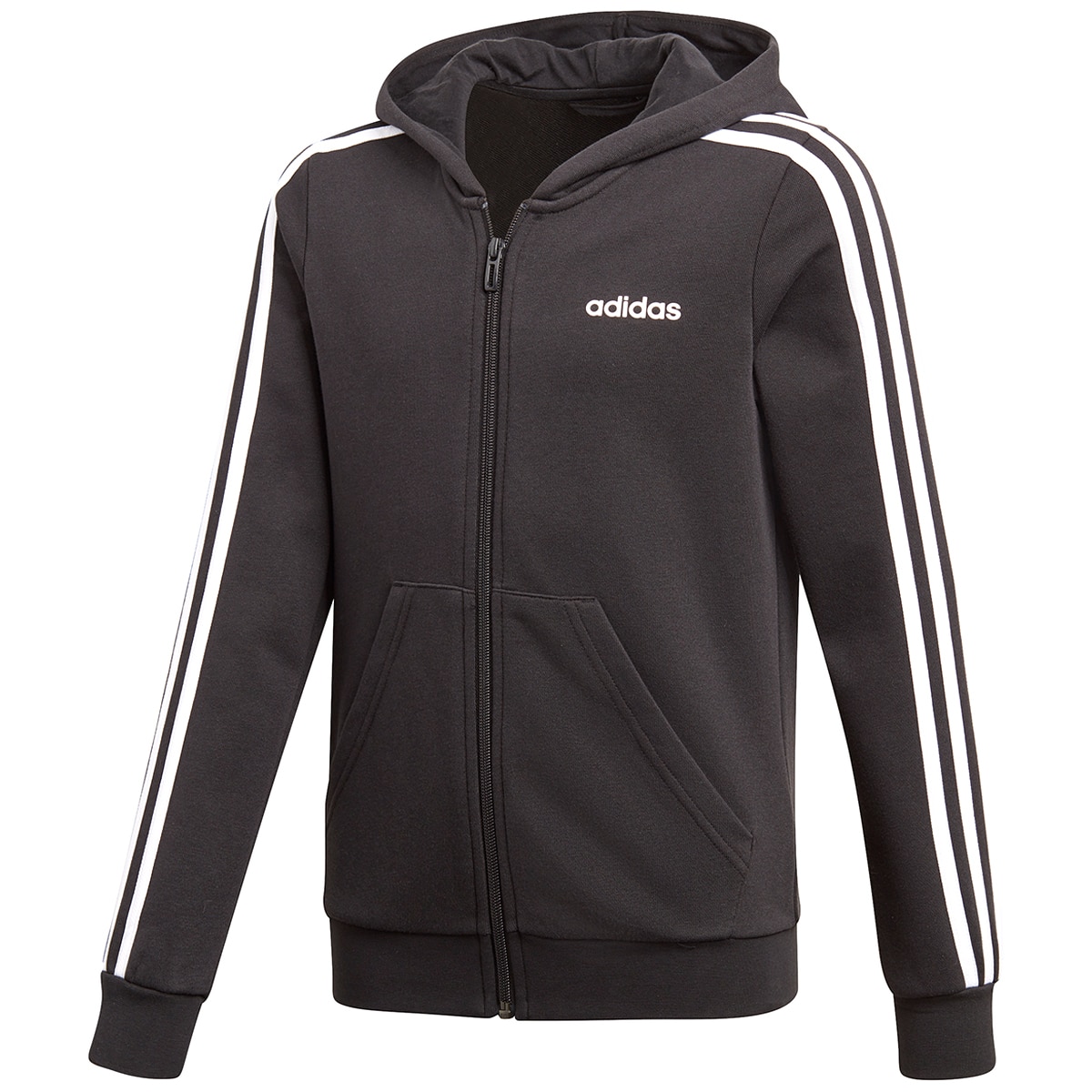 Adidas Girls' Full Zip Hooded Jacket 