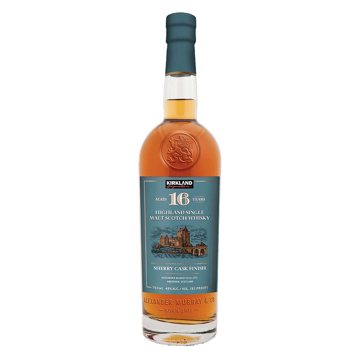 Kirkland Signature Highland 16 Year Old Single Malt Scotch Whisky Sherry Cask Finish 750ml