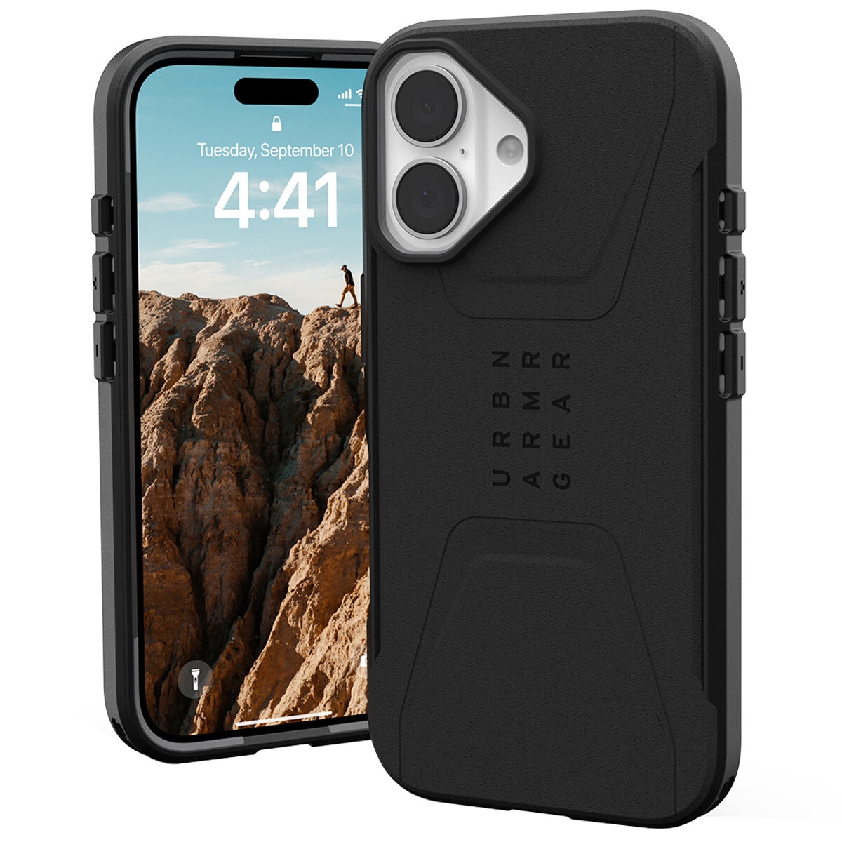 UAG Civilian MagSafe iPhone 16 Case MPA-UGCMISC-BLK