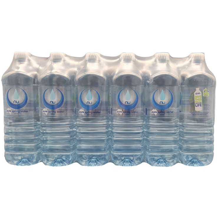 Nu-Pure Spring Water 30 x 600ml | Costco Australia