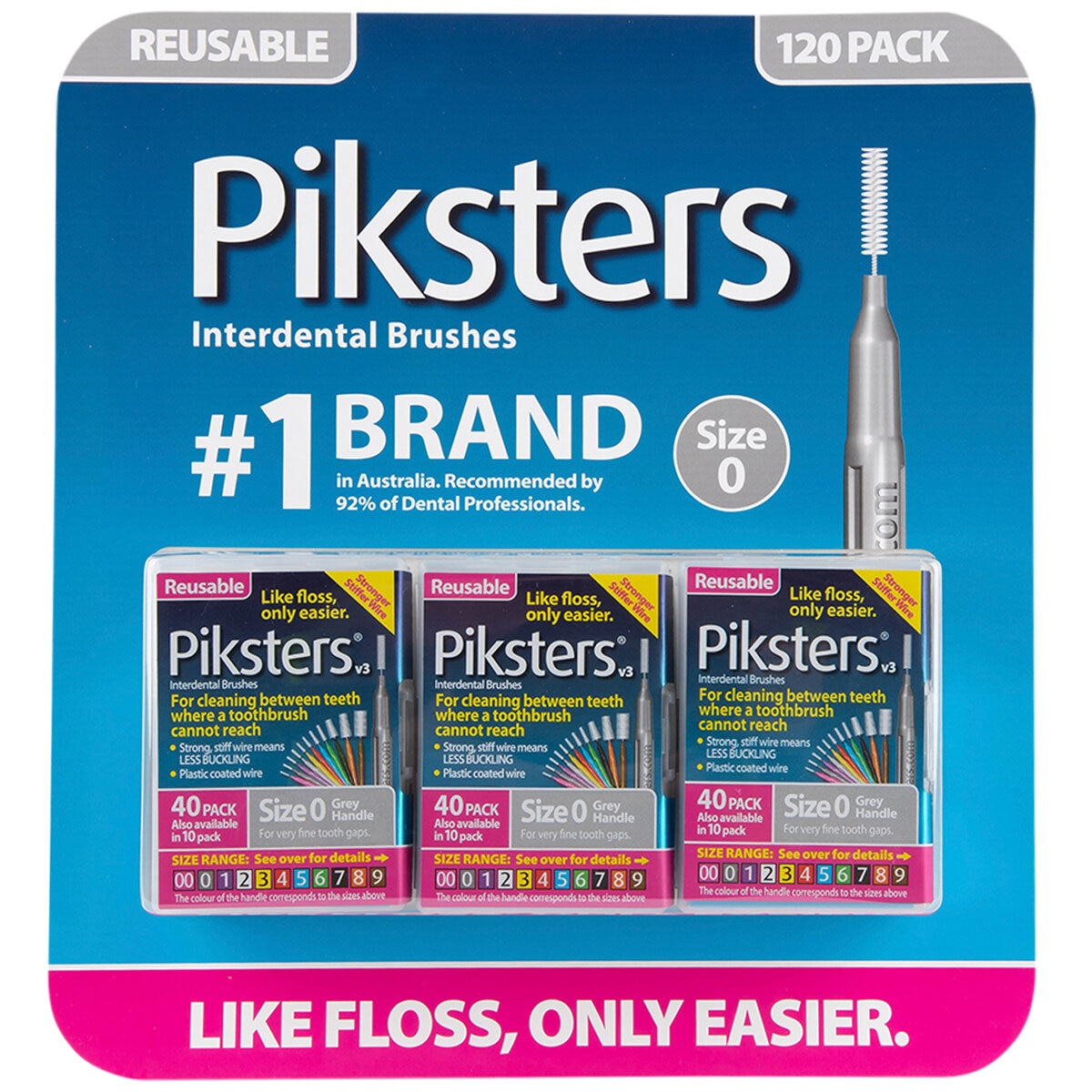 Piksters Interdental Brush 120pk