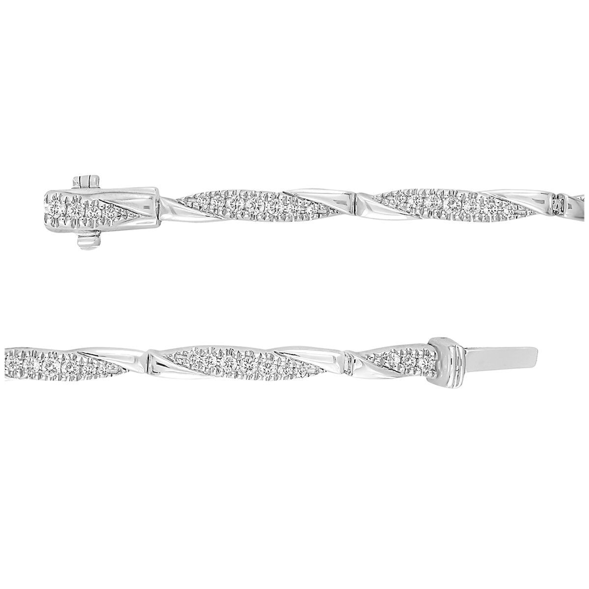 18KT White Gold 0.50ctw Diamond Bracelet