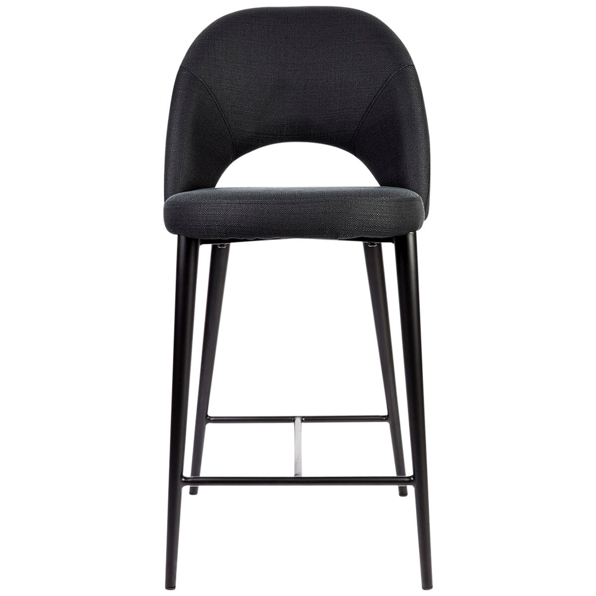 Cafe Lighting and Living Austin Kitchen Stool, Black/