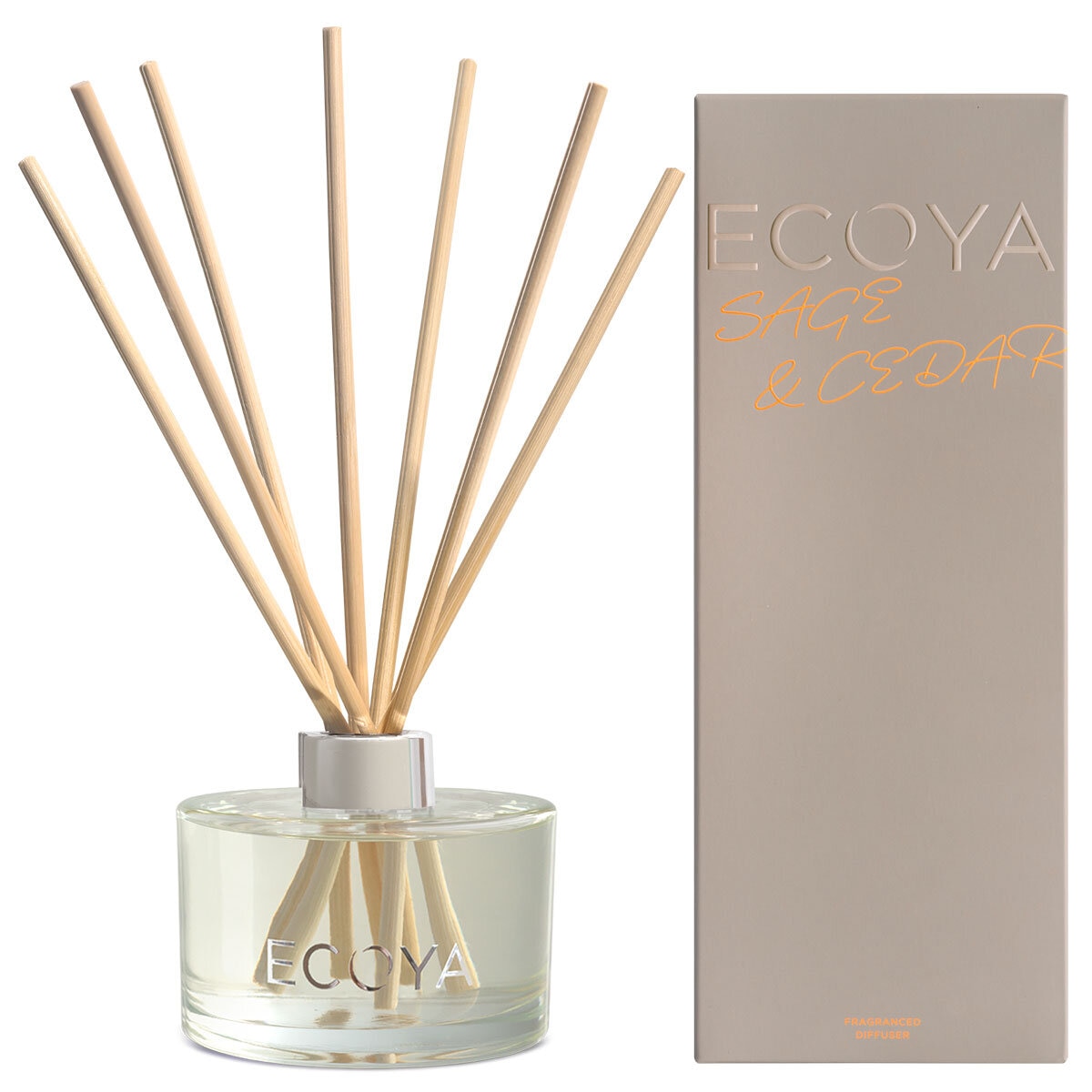 Ecoya Reed Diffuser Sage And Cedar 2 x 200ml