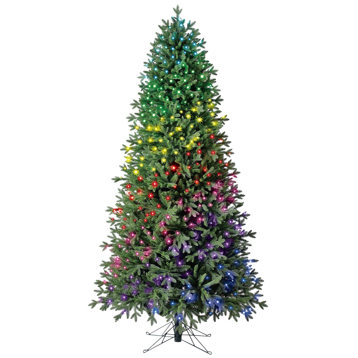 Pre-Lit Evergreen Classics Twinkly Aspen Artificial Christmas Tree 2.2 Metre