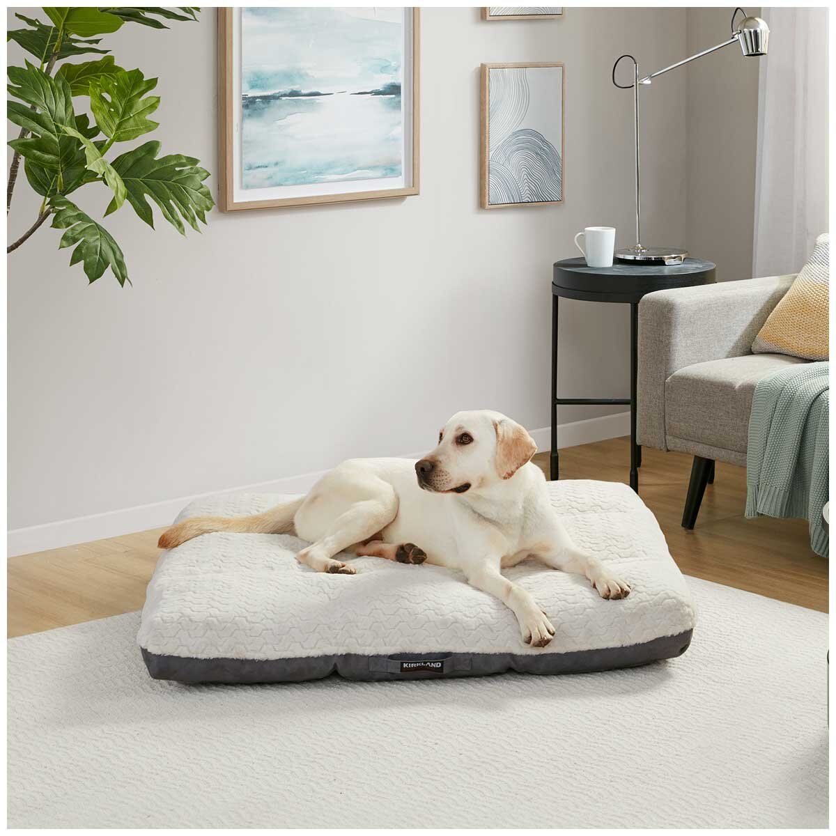 Kirkland Signature Square Tufted Napper Grey Kirkland Signature Square Tufted Napper Grey