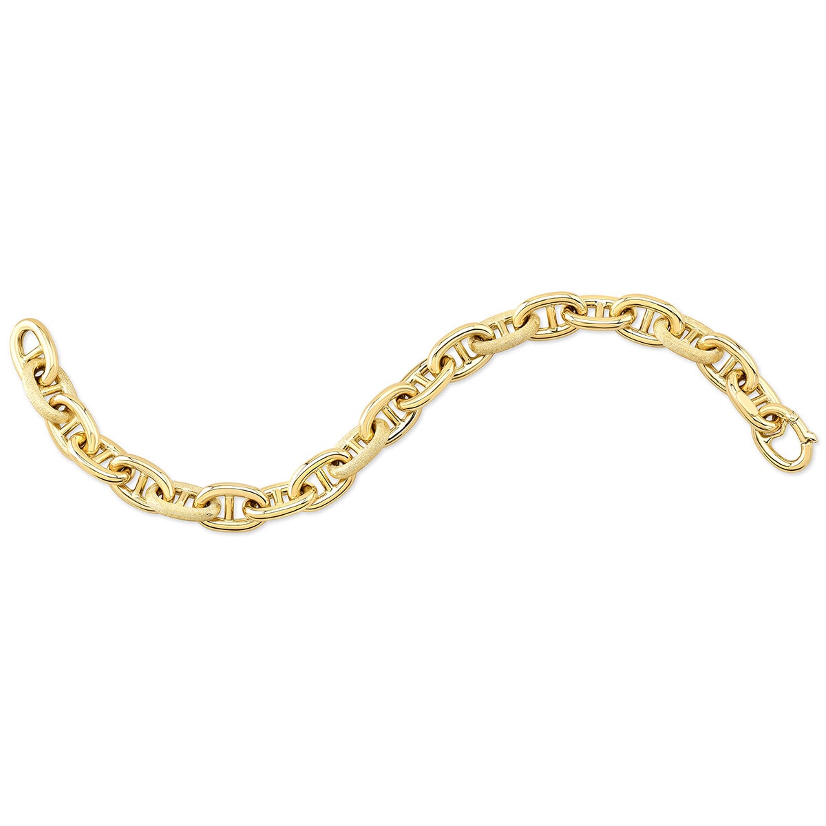 14KT Yellow Gold Anchor Link Bracelet