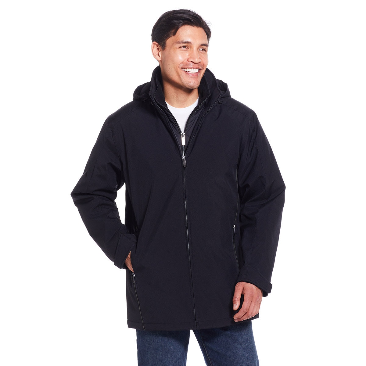 Weatherproof Men's Ultra Tech Bib Front Jacket