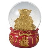 Wealth And Fortune Water Globes 2 Piece