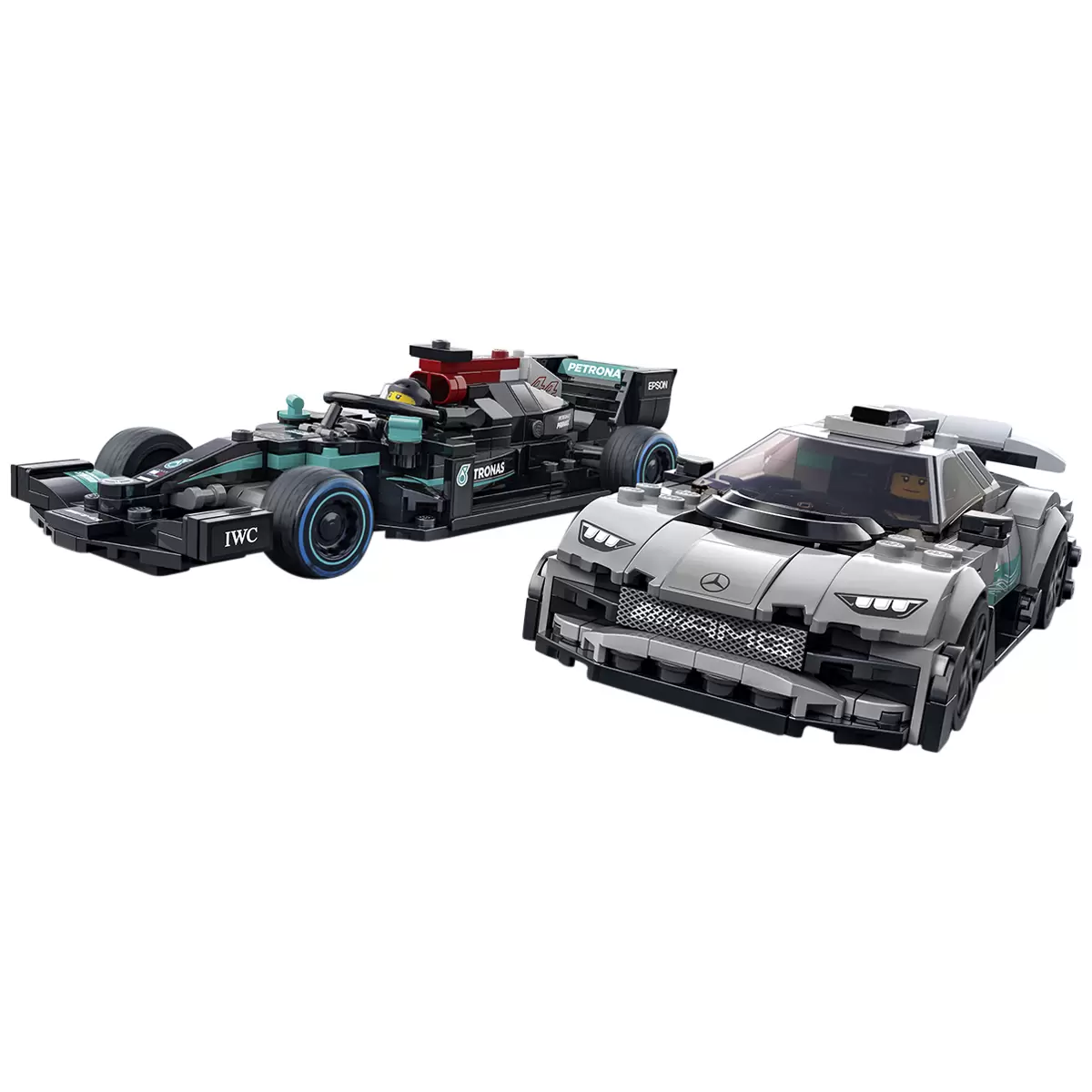 LEGO Speed Champions Mercedes-AMG F1 W12 E Performance and Mercedes-AMG Project One 76908